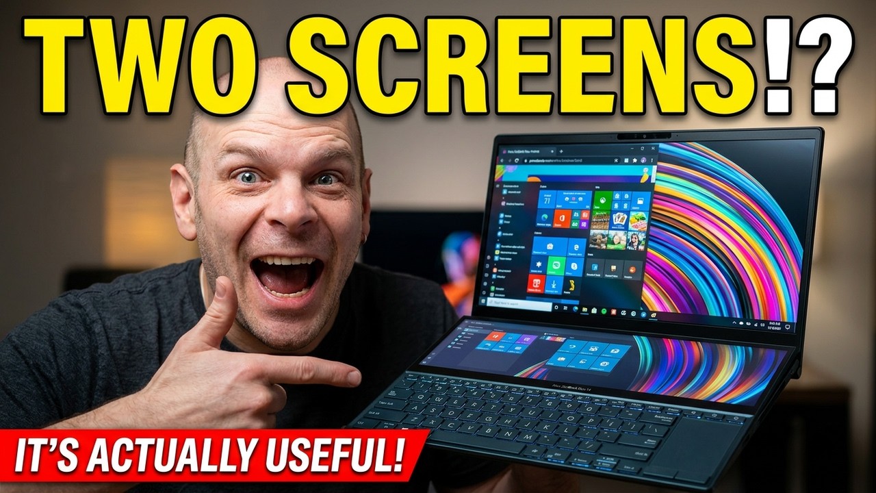 This Laptop Has Two Screens And It's Actually Useful Thumbnail