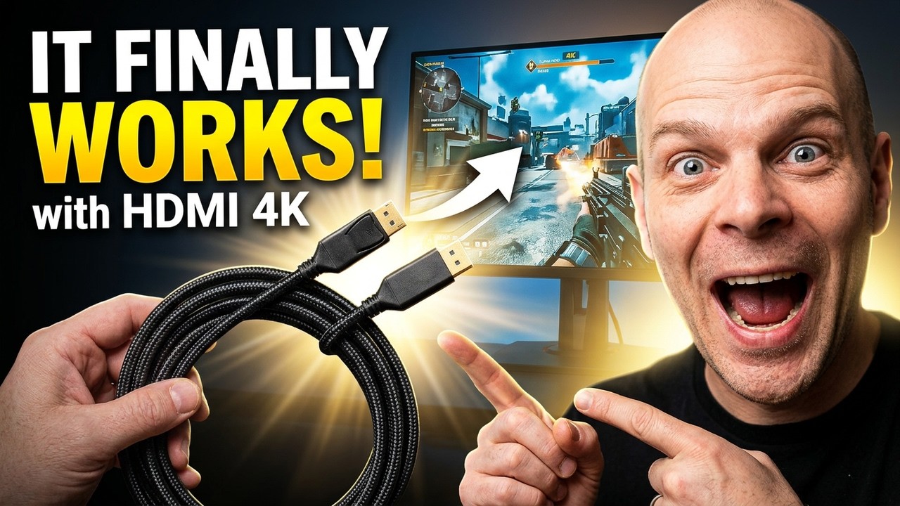 DisplayPort to HDMI Cable | Finally Works Right Thumbnail